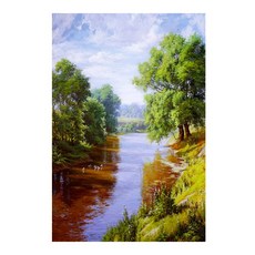 御畫房 手繪油畫 60x90cm VF-97, 詳見包裝