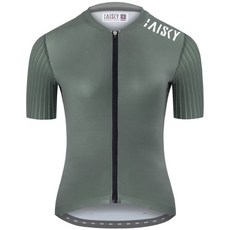 BAISKY百士奇自行車衣女款空力短車衣 潔淨V 深灰 舒適透氣 運動上衣