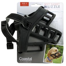 Coastal pet products inc 寵物防咬面罩, 1個, 黑色的