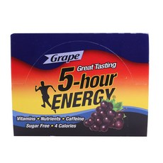 5小時能量飲, 葡萄, 12瓶, 57ml