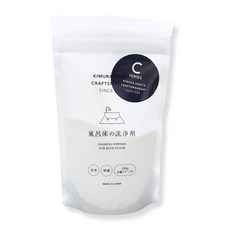 木村石鹼 浴室地板清潔粉 去除黏滑黑斑 日本製 200g, 1個, 200ml