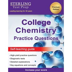 (英文圖書) Sterling Test Prep College Chemistry Practice Questions: General Chemistry Practice Questions... 平裝版, Sterling Education, 英文