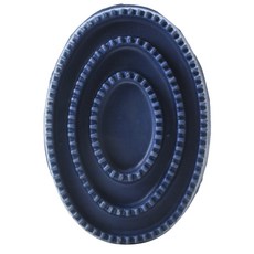PARTRADE 馬圓形咖哩梳橡膠馬術用品, 1個, 藍色