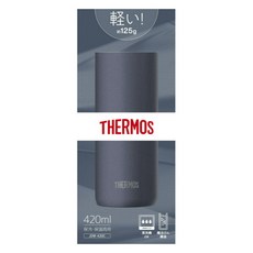 THERMOS 膳魔師 不鏽鋼真空斷熱保溫保冷杯 JDW-420C MBK, 1個, 420ml, 有關詳細信息,請參閱