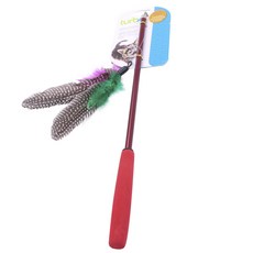 Coastal pet products inc 羽毛逗貓棒, 1個