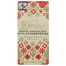 Divine CHOCOLATE 草莓白巧克力, 1份, 100g