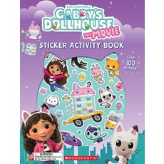 (英文圖書)Gabby's Dollhouse: The Movie (Gabby's Dollhouse: Sticker Activity Book with Shin... 平裝版, Scholastic Inc., 英文