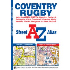 (英文圖書) Coventry A-Z Street Atlas 平裝版, Geographers' A-Z Map Compan..., 英文