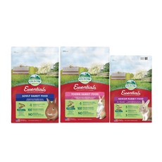 OXBOW 兔子飼料 幼兔/成兔/老兔配方 4磅/5磅/10磅, 豐富百匯高纖成兔4磅, 1包裝