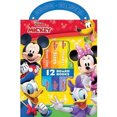 (英文圖書)Disney Junior Mickey Mouse Clubhouse: 12 Board Books Boxed Set, Pi Kids, 英文, 盒裝套書
