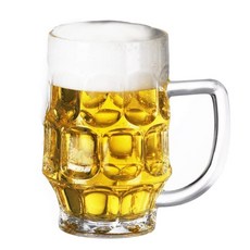 FELLI 闊比啤酒馬克杯 壓克力啤酒杯, 透明, 1個