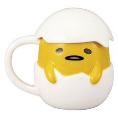 Sanrio 三麗鷗 附蓋造型馬克杯, 1個, gudetama