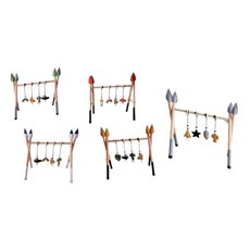 印地安健力架 兒童搖籃玩具 嬰幼兒啟智玩具 多功能遊戲架, 抹茶綠