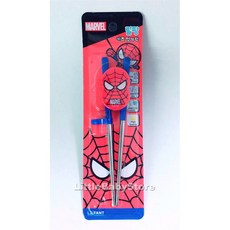 LittleBabyStore LILFANT 韓國製 漫威 MARVEL 蜘蛛人 鋼鐵人 不鏽鋼 學習筷, 詳見包裝, 詳見包裝, 詳見包裝