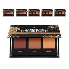 BLACK RADIANCE 輪廓修容打亮盤 11g 3入, 6個