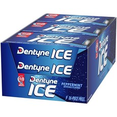 Dentyne 薄荷口香糖 9入, 1組