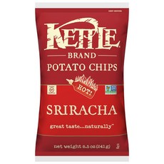 KETTLE BRAND 洋芋片 血腥瑪麗雞尾酒口味, 是拉差辣椒醬, 1包, 241g