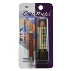 COLORMATES 唇膏與唇線筆組, 琥珀色, 1個