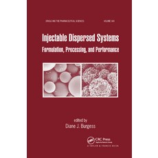 (英文圖書) Injectable Dispersed Systems 平裝版, CRC Press, 英文