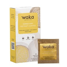 waka 新幾內亞中焙即溶咖啡, 22.4g, 研磨咖啡粉