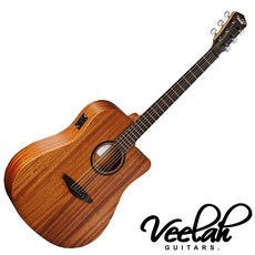 Veelah V1 DMCE 40吋全桃花心木單板民謠吉他 - 旅行吉他推薦, 詳見包裝