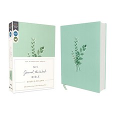 Niv Journal the Word Bible Double-Column Cloth Over Board Teal Red Letter Edition Comfort Prin... 精裝版, Zondervan, 英文