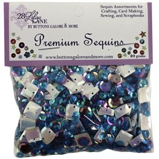 buttons galore&more 綜合亮片飾品 20g, 1個, 寶石