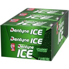 Dentyne 冰涼薄荷口香糖 16入, 1個, 1.5g