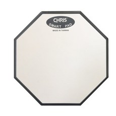 CRUSH打點板 CHRIS打點板 7吋 8吋 打擊練習墊 打點板 練習打鼓 社團上課必備, 白色，黑色