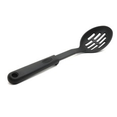 NORPRO 開槽勺 30cm, 1個, 黑色的