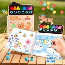 Mirola Kids 原創美玩 指印畫套裝(含顏料)-印章款MK95652, 詳見包裝, 1個