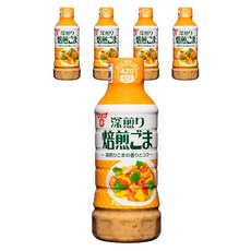 FUNDOKIN 焙煎芝麻沙拉醬, 5個, 420ml