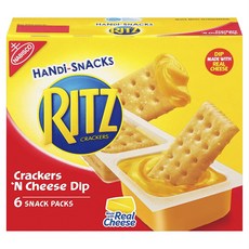 RITZ 麗滋 起司沾醬餅乾, 6件, 27克