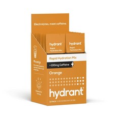 hydrant 咖啡因電解質飲料隨身包, 柳橙口味, 1盒
