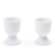 FOX RUN 蛋杯, 2件, 白色的