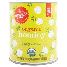 NATURAL VALUE 無麩質即食玉米粥罐頭, 1罐, 850g