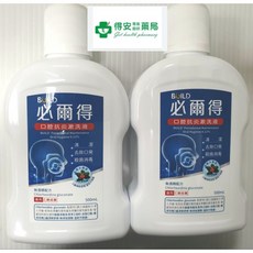 必爾得口腔抗炎漱洗液 500ml, 詳見包裝, 詳見包裝