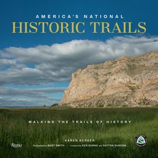 (英文圖書) America's National Historic Trails: Walking the Trails of History 精裝版, Rizzoli International Publi..., 英文