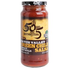 505 Southwestern Hatch 巴厘島綠辣椒莎莎蜂蜜墨西哥辣醬, 1個, 454克