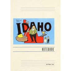 (英文圖書) Vintage Lined Notebook Greetings from Idaho Cartoon 平裝版, Found Image Press, 英文