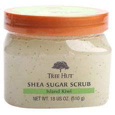 TREE HUT 樹上小屋 乳木果油奇異果磨砂膏, 510克, 島獼猴桃, 1個
