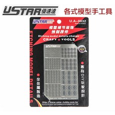 USTAR 優速達 鋼彈 模型專用 金屬蝕刻片, 詳見包裝, 1個