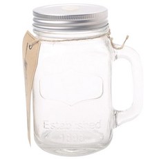 TWINE Country Home Farmhouse 彩色玻璃梅森飲水器, 1個