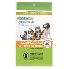 Nature's Way 寵物馬桶袋 60 件, 1盒, 60枚