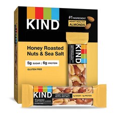 KIND Honey Roasted Nuts & Sea Salt Bar, 12件, 40g