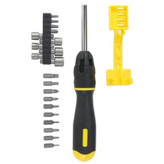 STANLEY TOOLS 螺絲起子手柄+替換頭 20件組, 1個