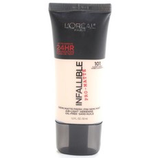 L'OREAL PARiS 巴黎萊雅 24HR霧面持久粉底液, 經典象牙白, 1條