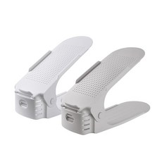 可調節V型鞋架 多功能鞋子收納神器 簡約現代鞋櫃整理架, 黑 X1個