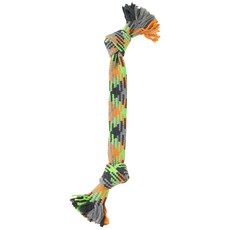 PETRAGEOUS DESIGNS Fiesta 繩索 2 結起皺現場繩索狗繩玩具, 1個, 混色