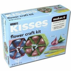 HERSHEY'S 好時 KIsses 牛奶巧克力花工藝套件, 1個, 311g